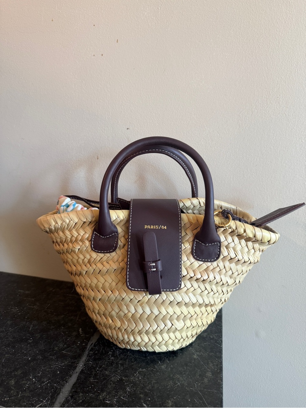 NWT: Paris 64 Mini Basket Bag - Picture 2 of 9